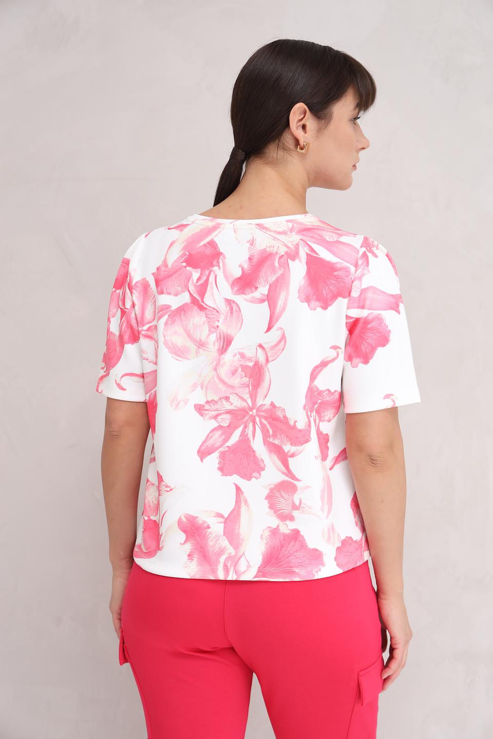 Футболка Monari с цветочным принтом