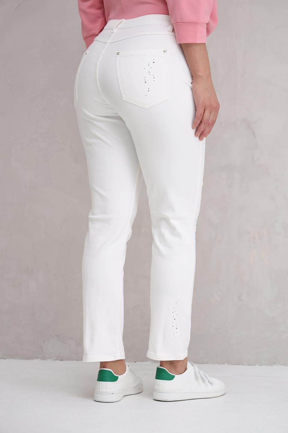 Джинсы Monari с пятнами