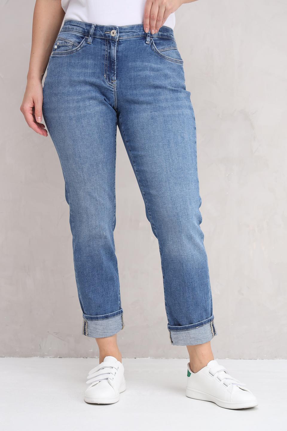 Джинсы Ppep. укороченные голубые