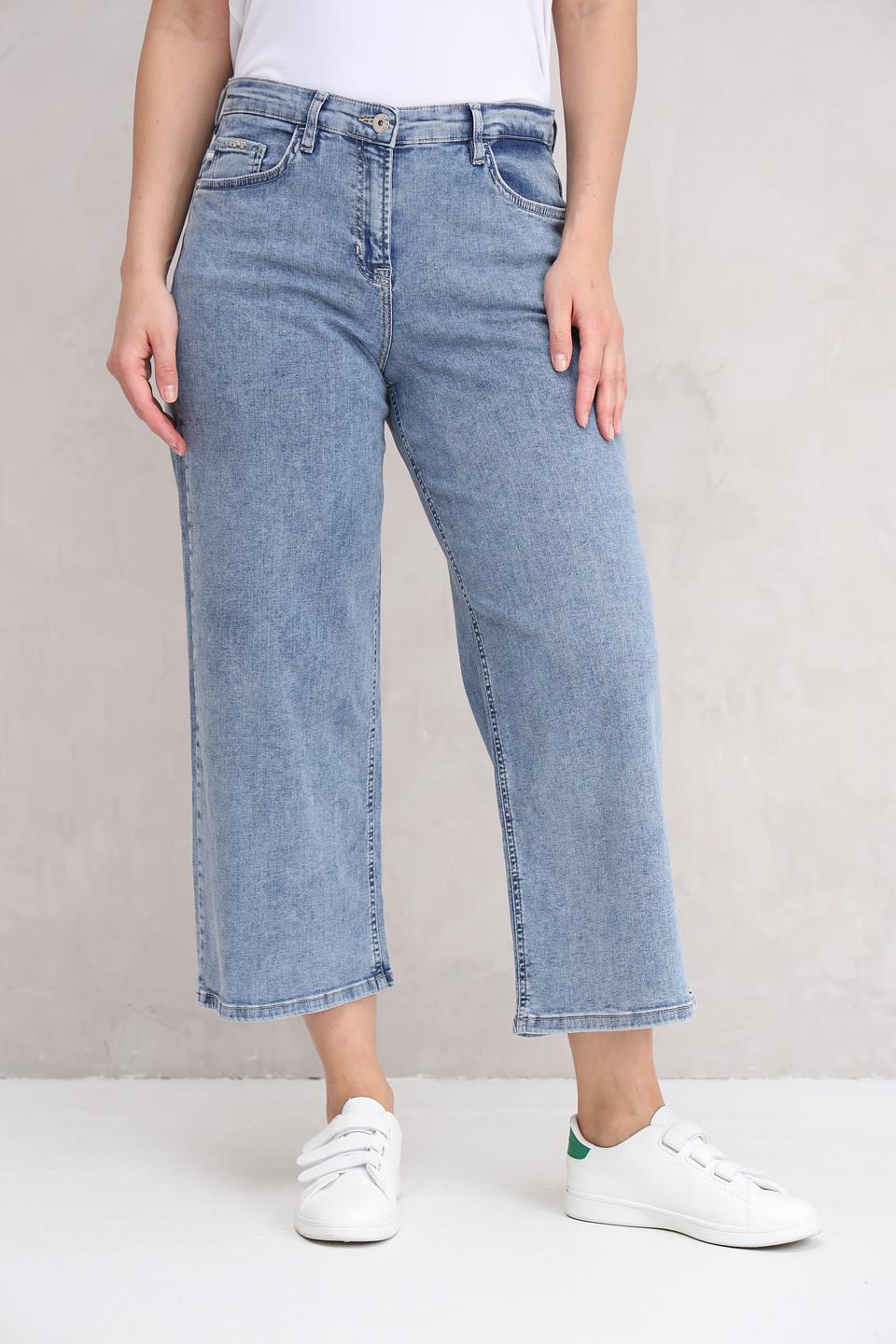 Джинсы Ppep. кюлоты голубые