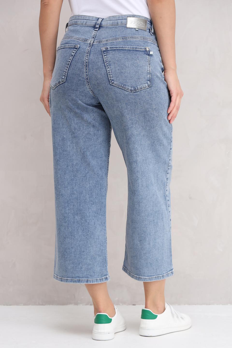 Джинсы Ppep. кюлоты голубые