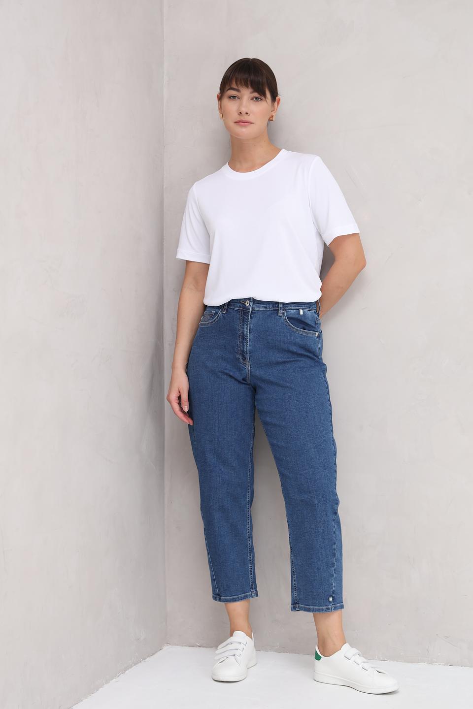 Джинсы Ppep. mom fit синие