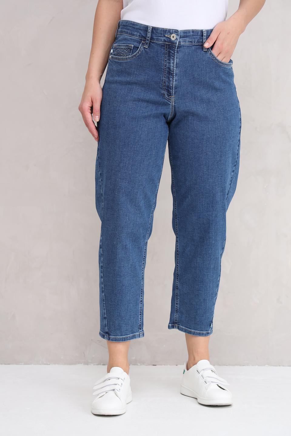 Джинсы Ppep. mom fit синие