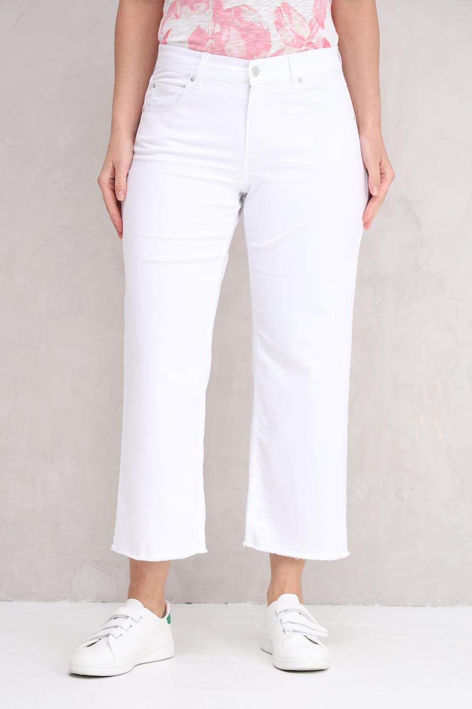 Джинсы Angels укороченные белые