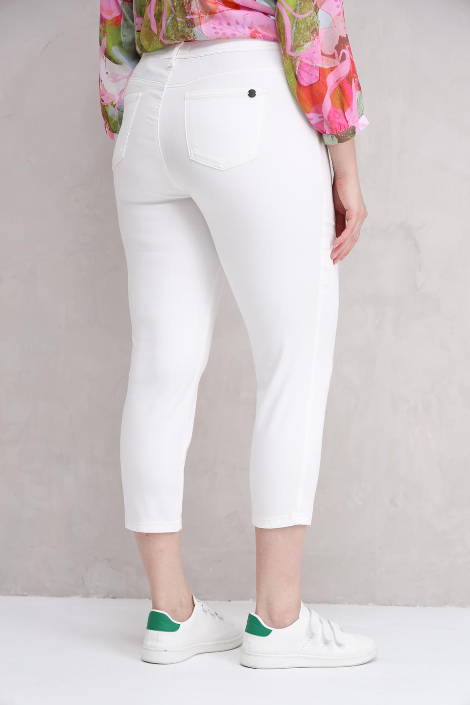Брюки капри Lebek белые