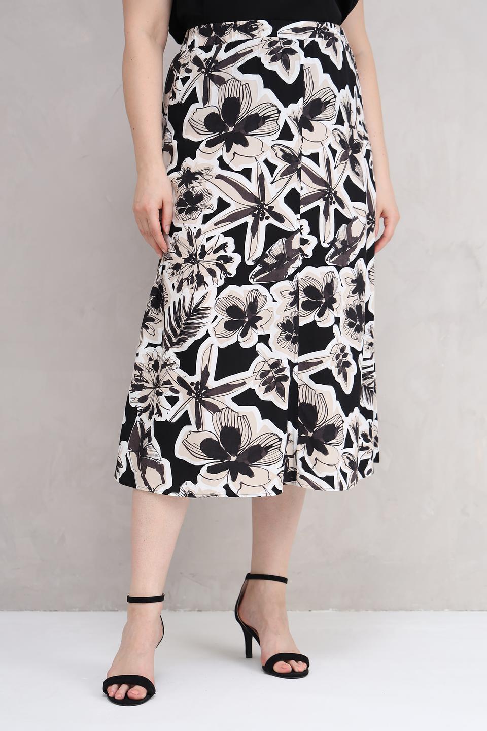 Юбка Lecomte с цветочным принтом