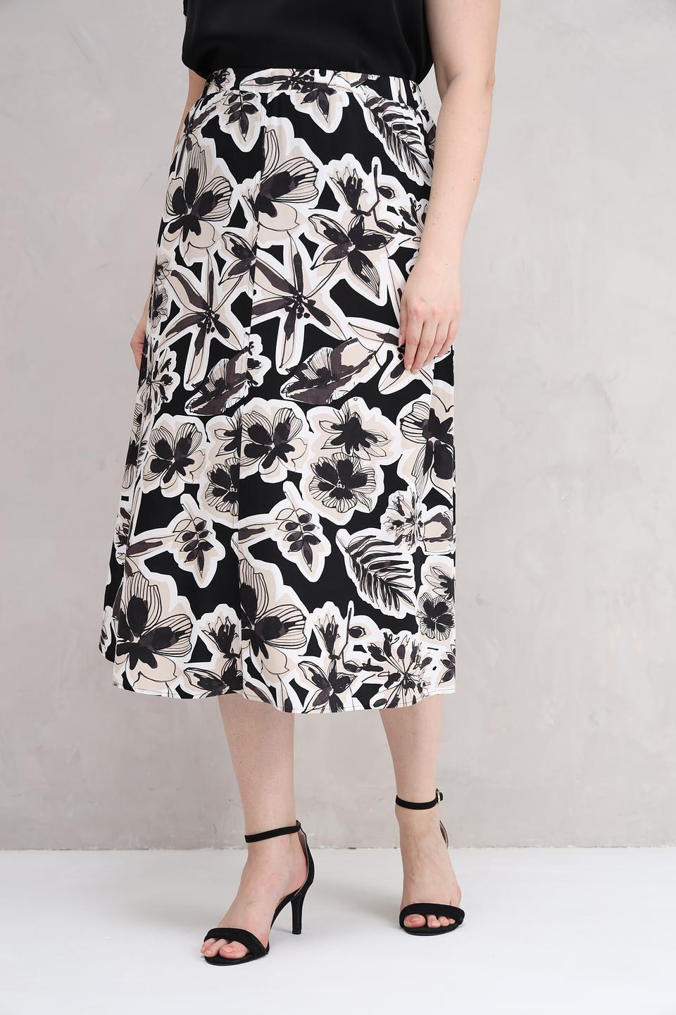 Юбка Lecomte с цветочным принтом