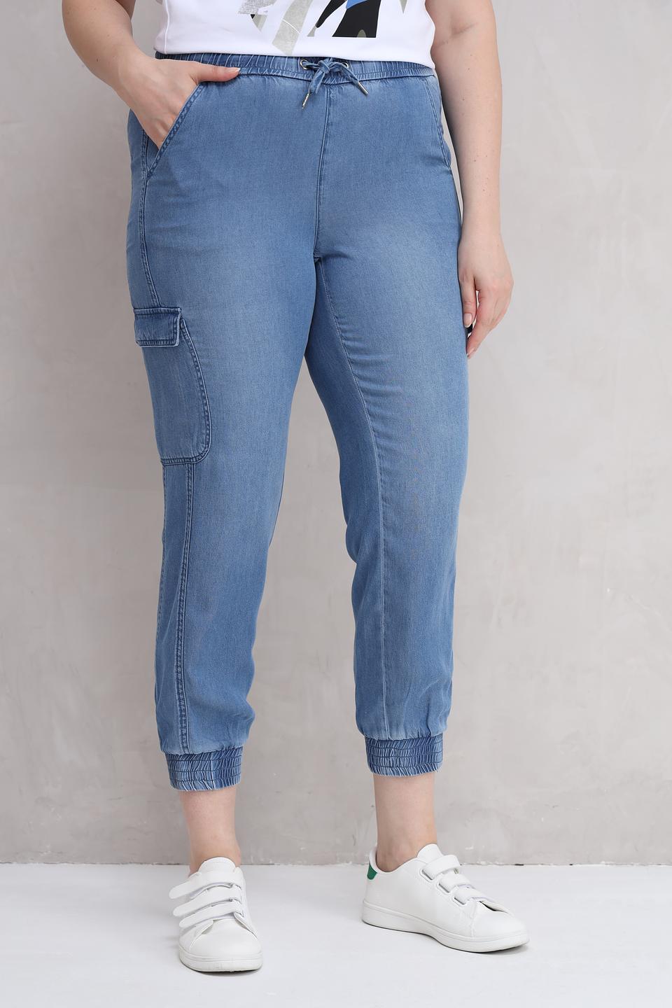 Брюки кюлоты Lecomte голубые