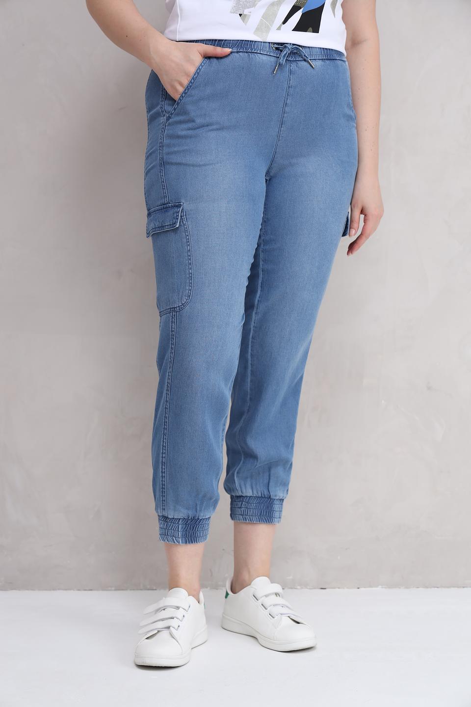 Брюки кюлоты Lecomte голубые