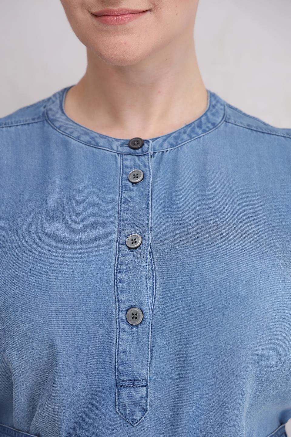 Платье Lecomte джинсовое с поясом