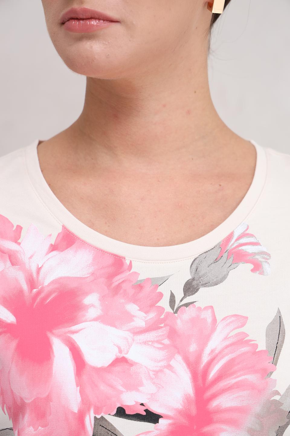 Футболка Monari с цветочным принтом