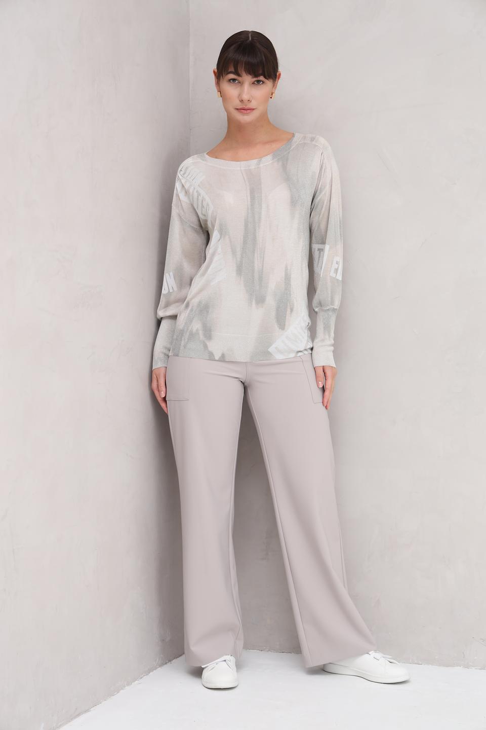 Пуловер Monari Limited Edition серый