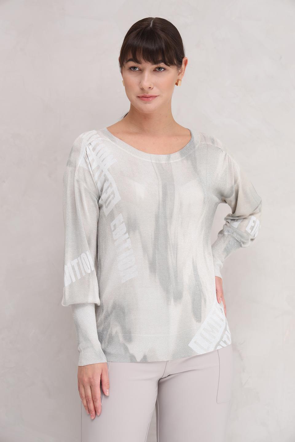 Пуловер Monari Limited Edition серый