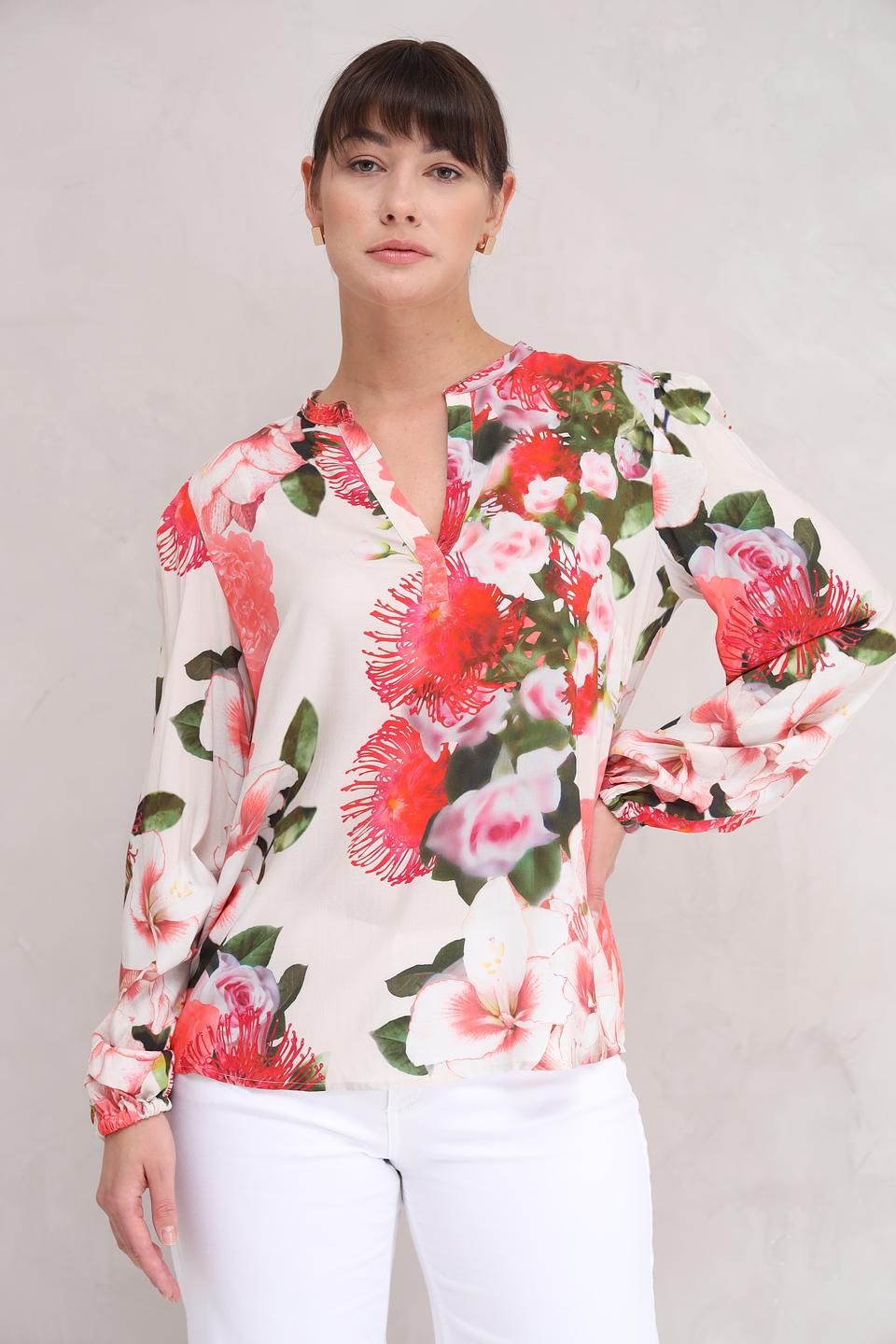 Блуза Monari цветочный принт