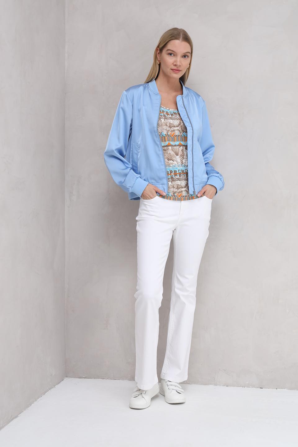 Жакет Tom Tailor бомбер голубой