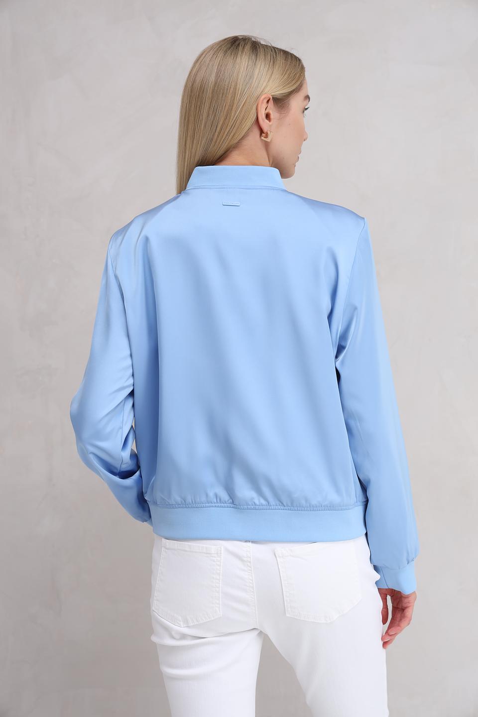 Жакет Tom Tailor бомбер голубой