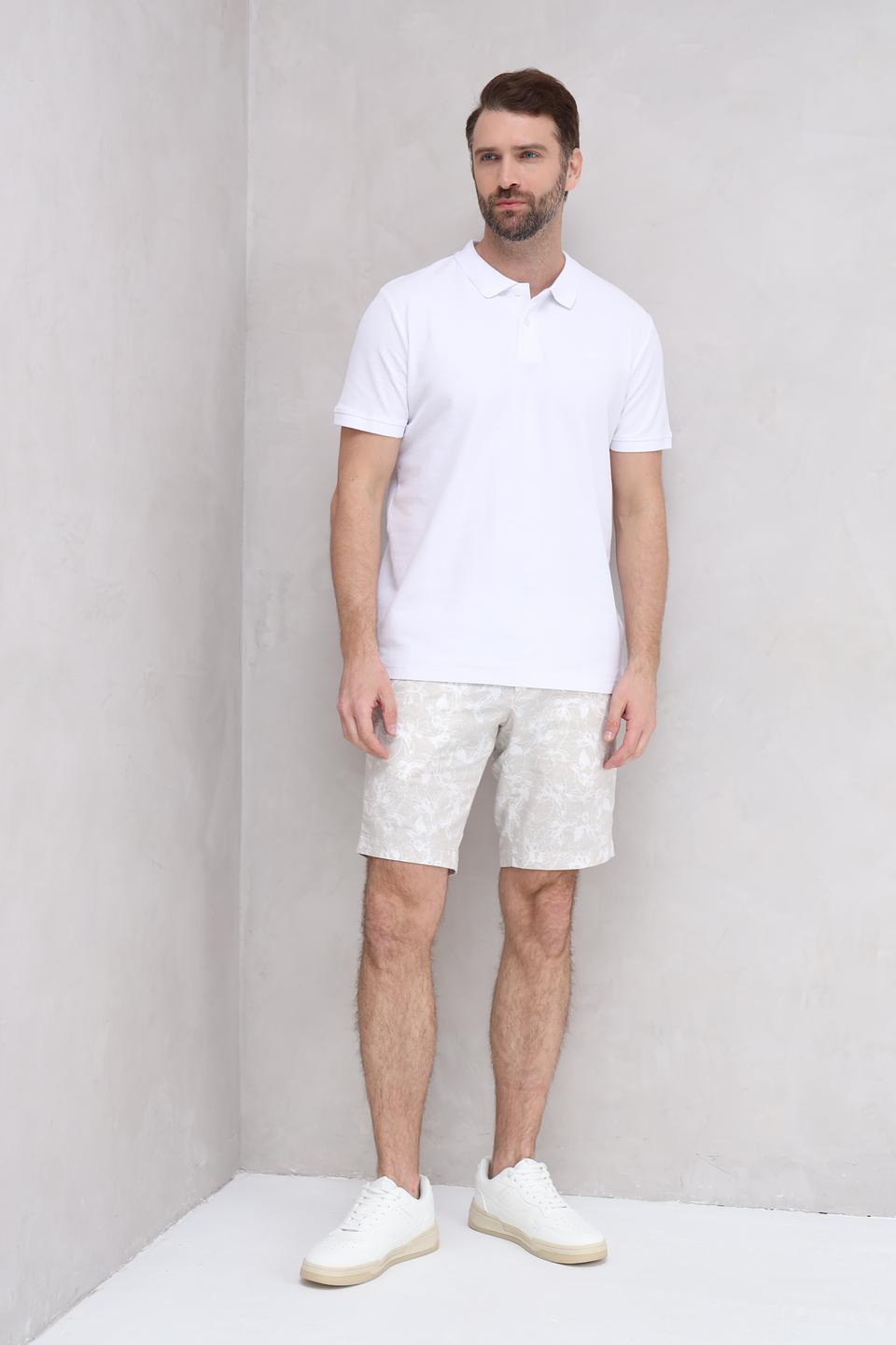 Поло Basefield мужское белое