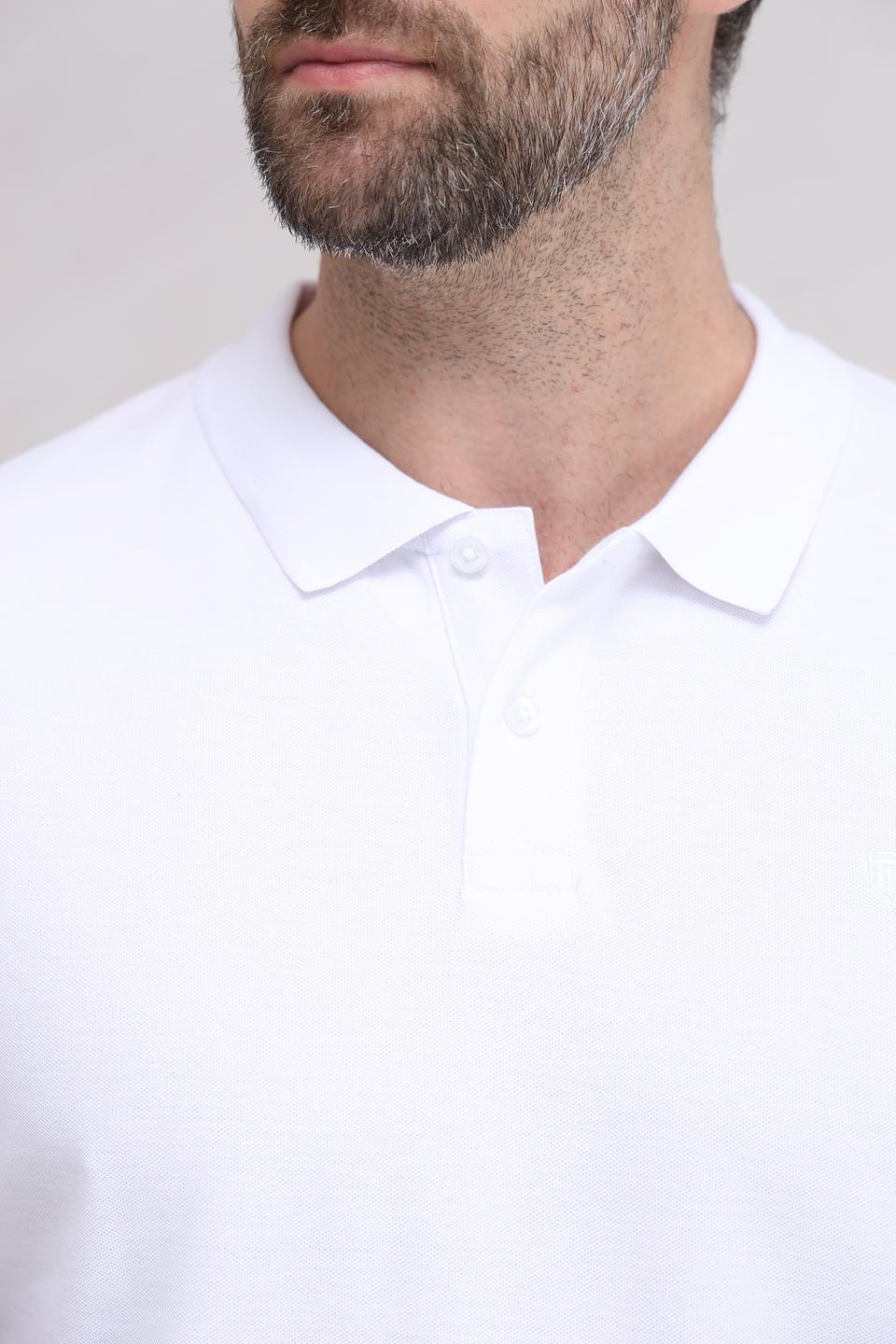 Поло Basefield мужское белое