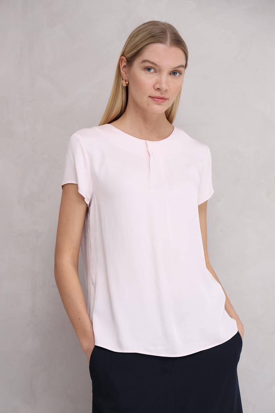 Блуза Taifun из вискозы, светло-розовая