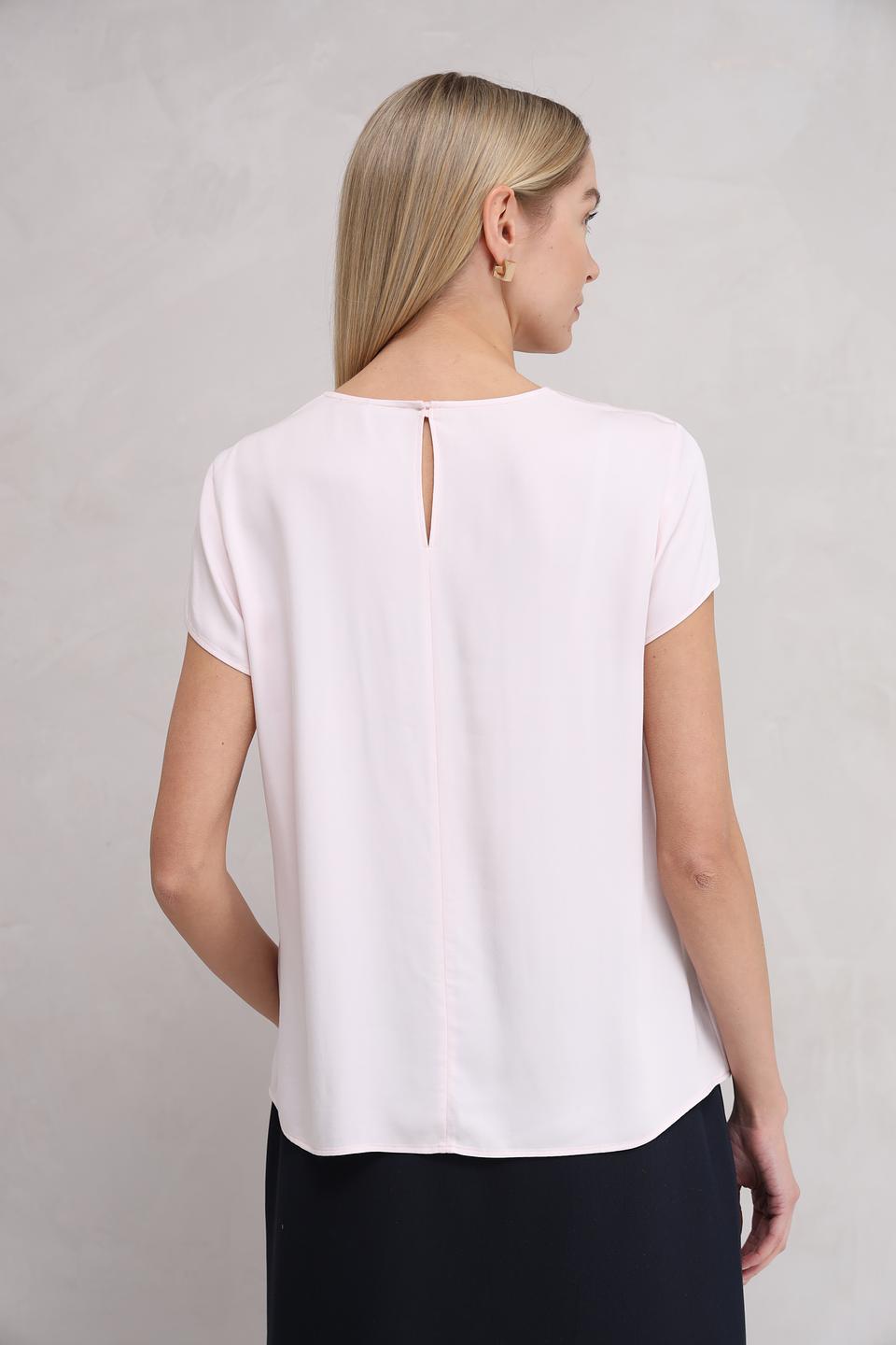 Блуза Taifun из вискозы, светло-розовая