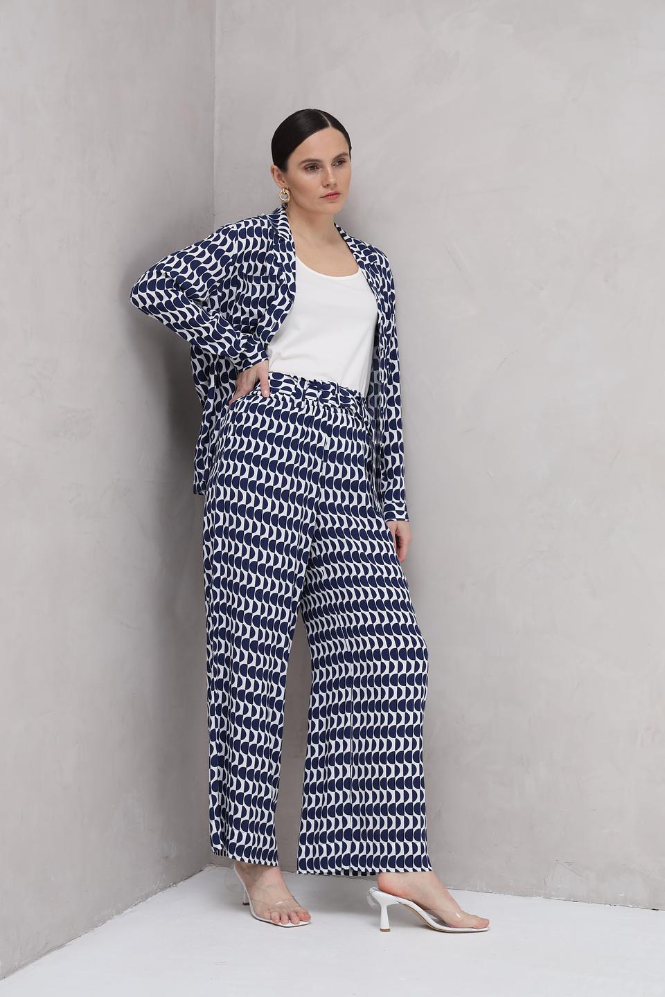 Блуза Olsen с геометрическим принтом