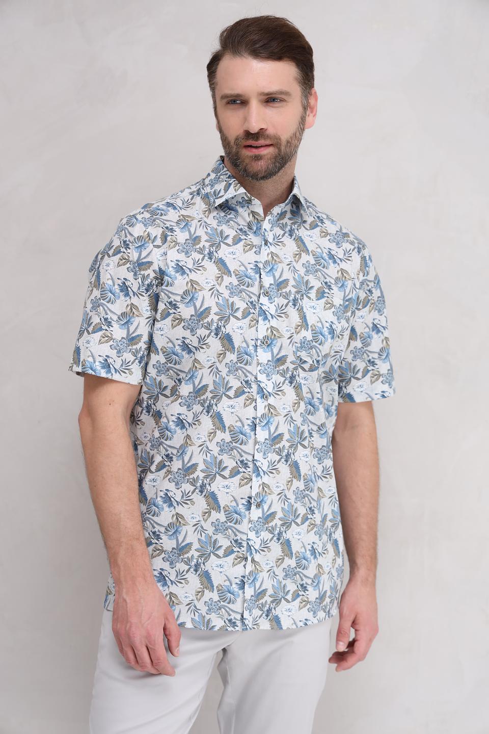 Рубашка кр Casa Moda с принтом