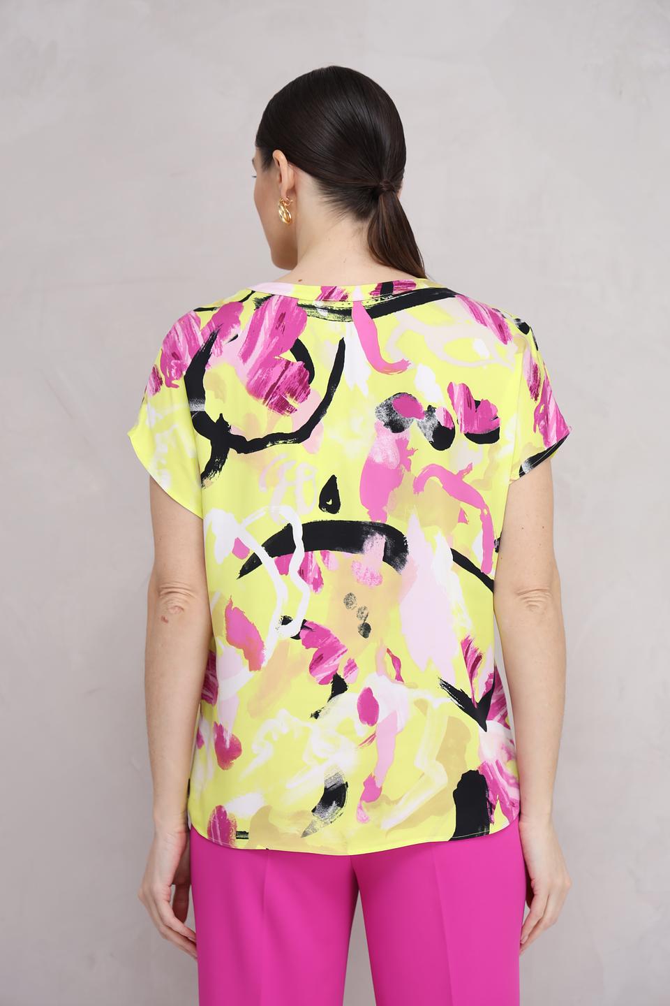 Блуза Taifun с абстрактным принтом