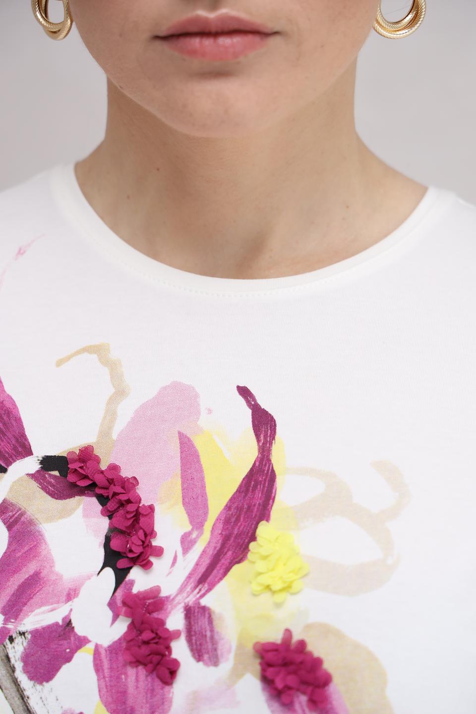 Футболка Taifun с цветочным принтом