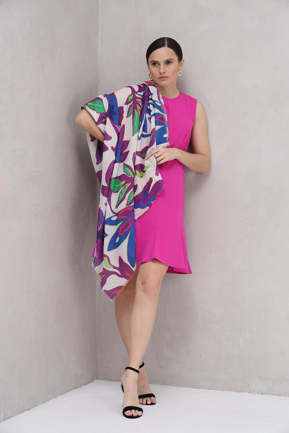 Платок Oui с цветочным принтом