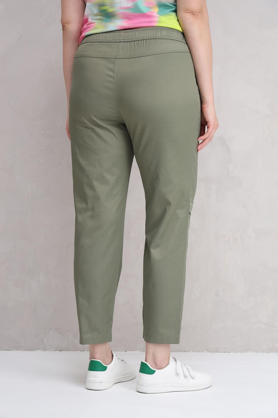 Брюки Rabe collection хаки с карманами