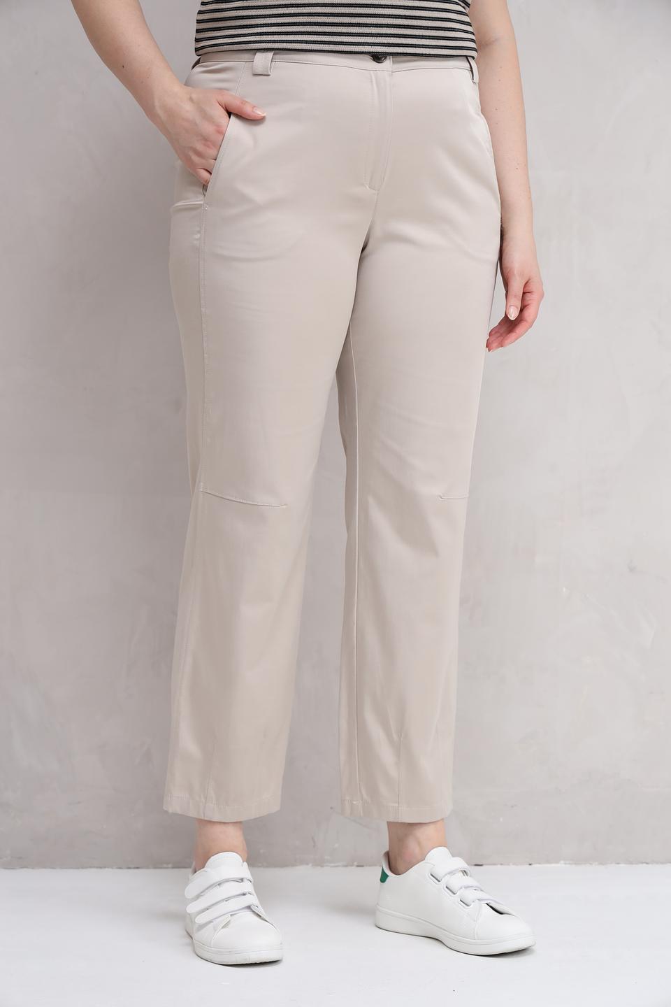 Брюки Lecomte бежевые кюлоты