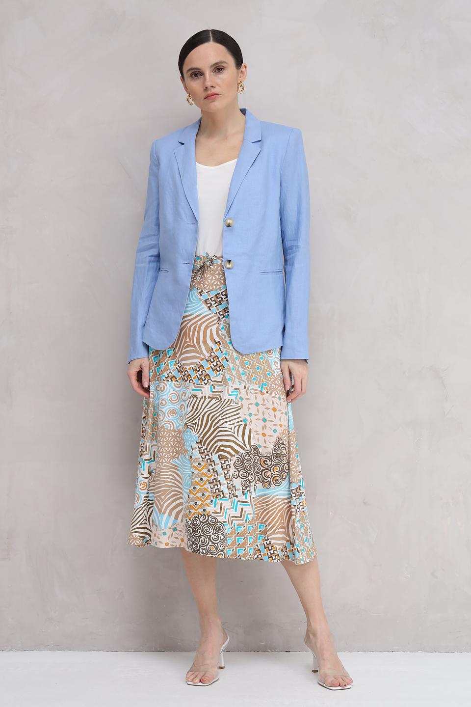 Жакет Oui женский голубой