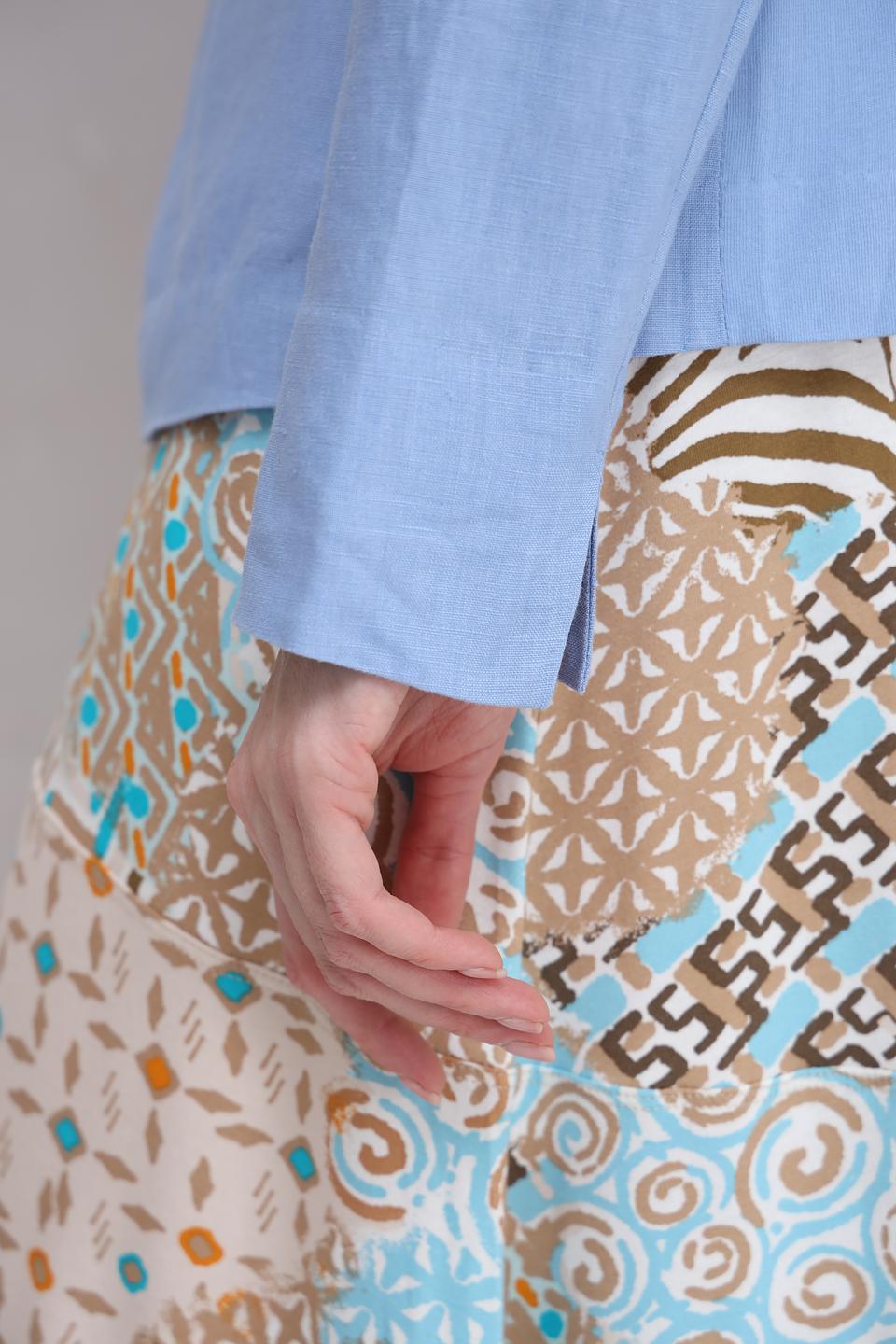 Жакет Oui женский голубой