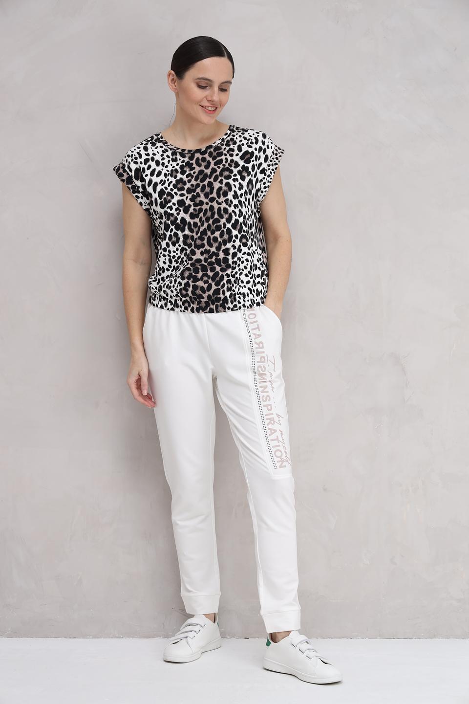 Топ Monari с леопардовым принтом