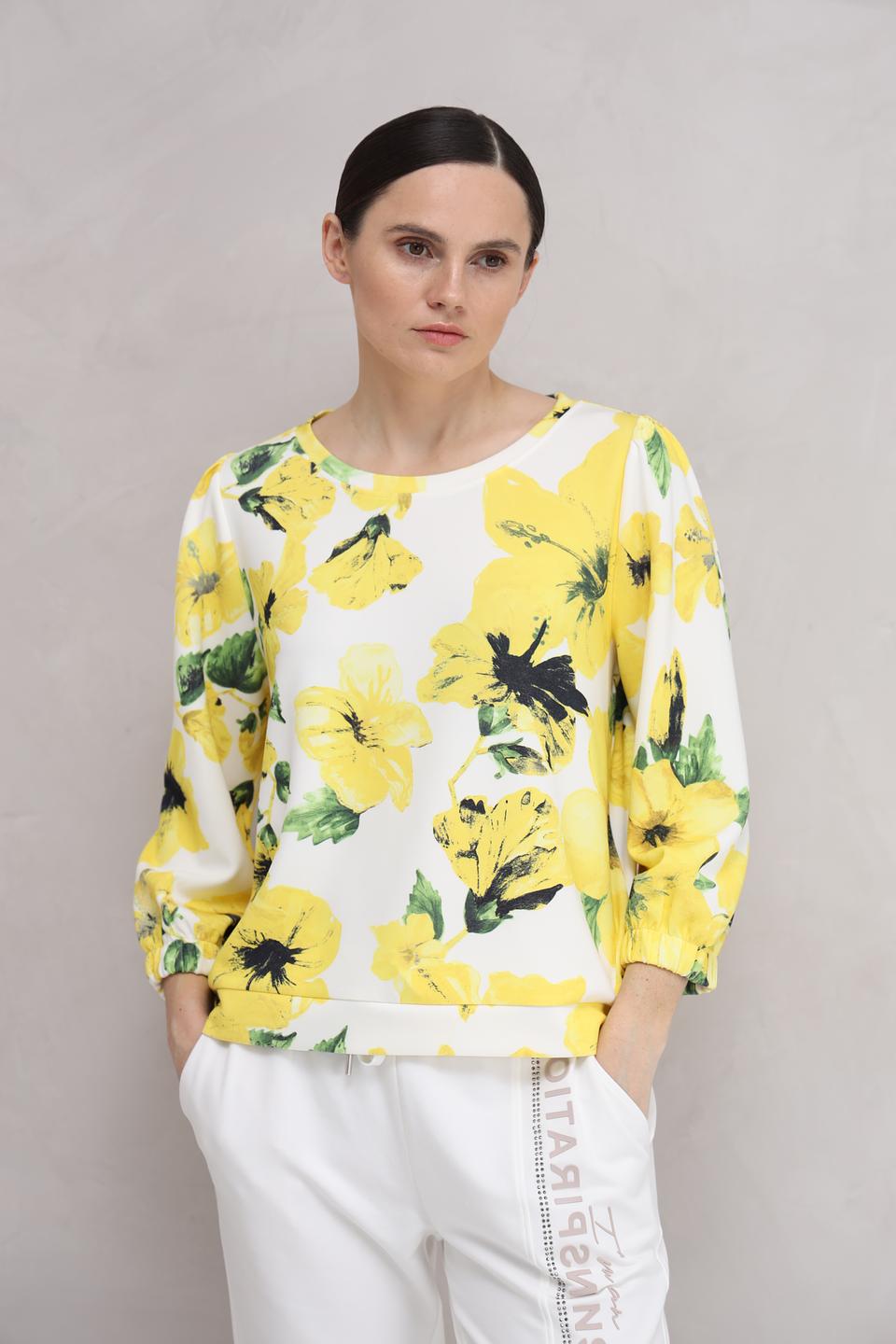 Блуза Monari с цветочным принтом