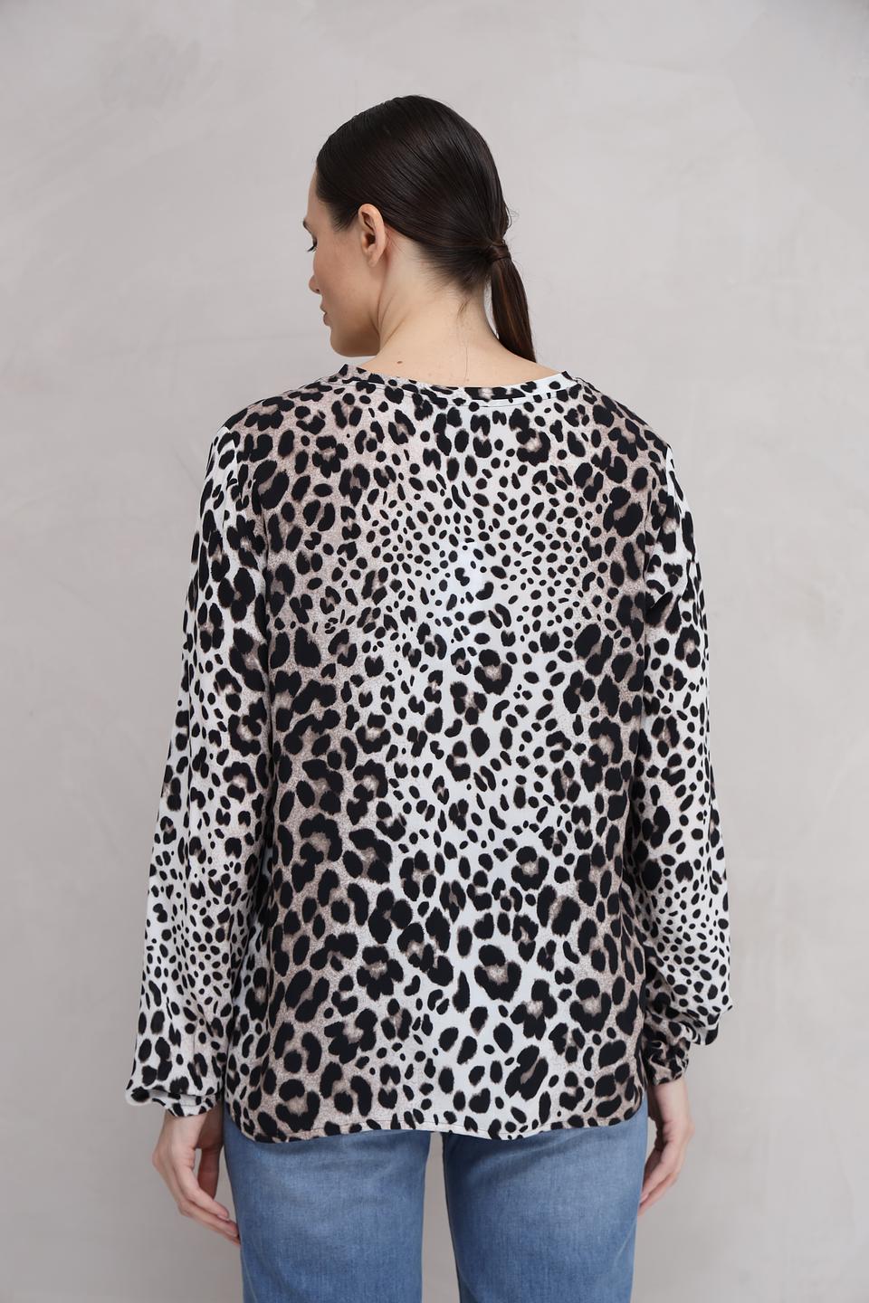 Блуза Monari с леопардовым принтом