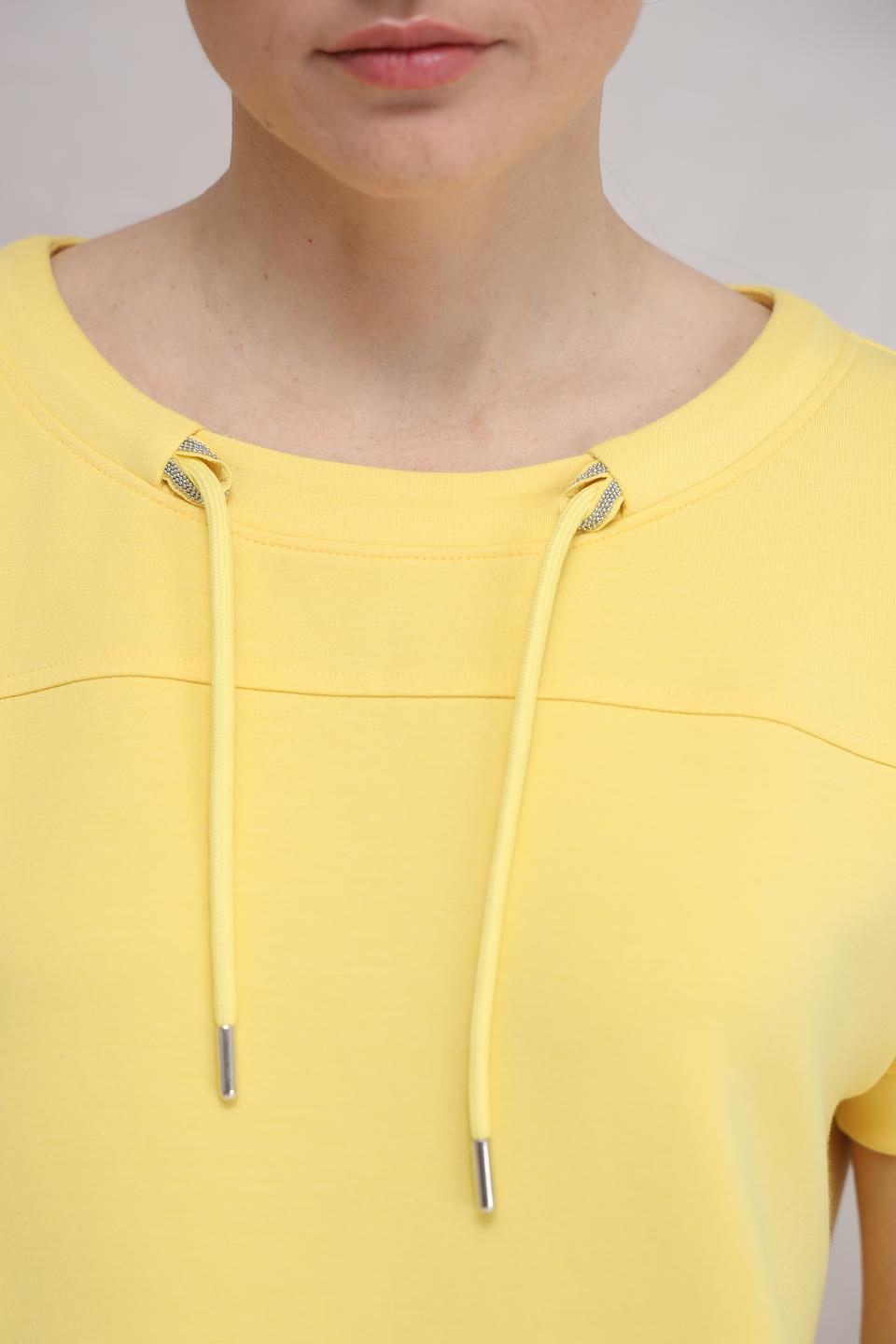 Футболка Monari с кулиской жёлтая