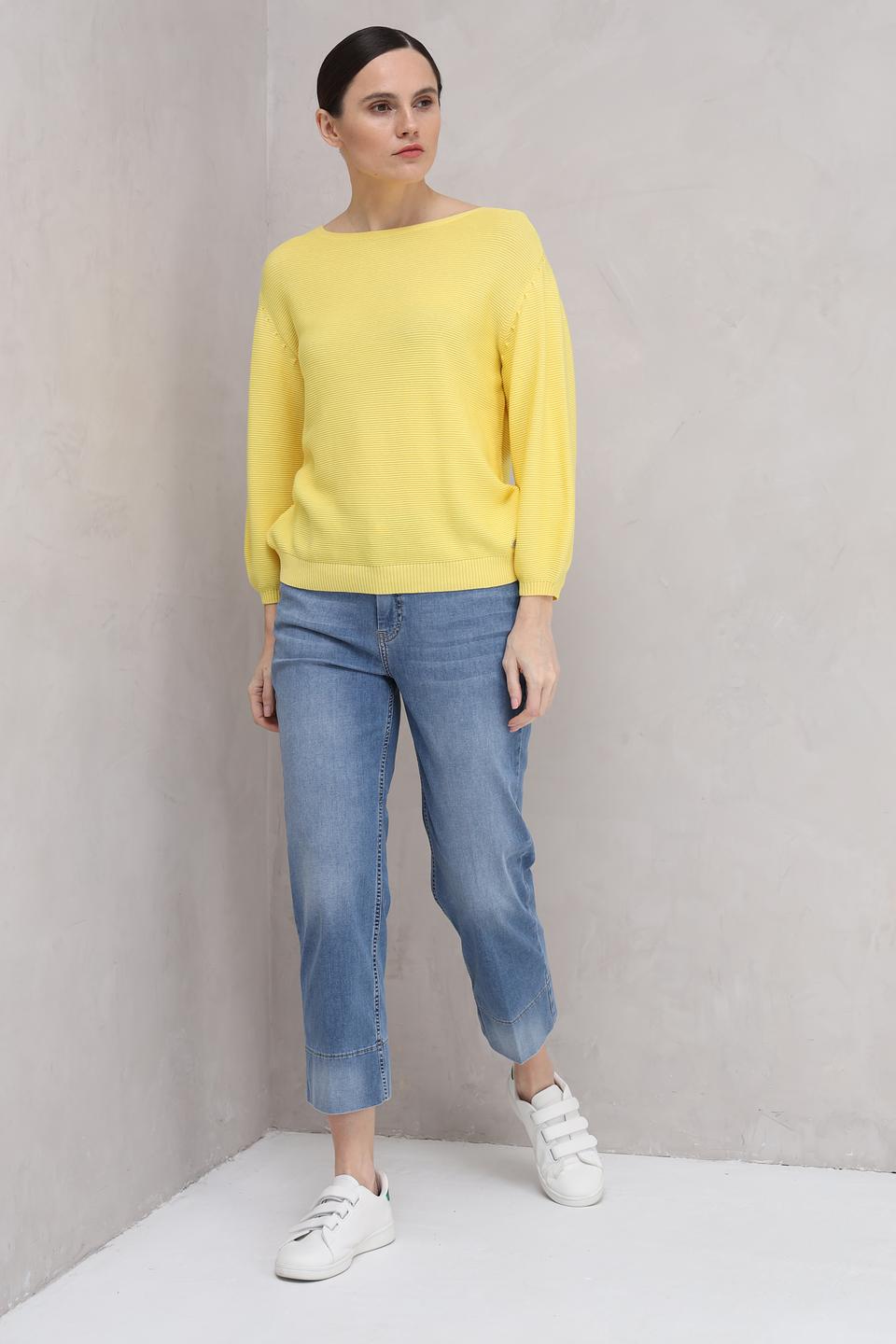 Пуловер Monari жёлтый с рукавом 3/4