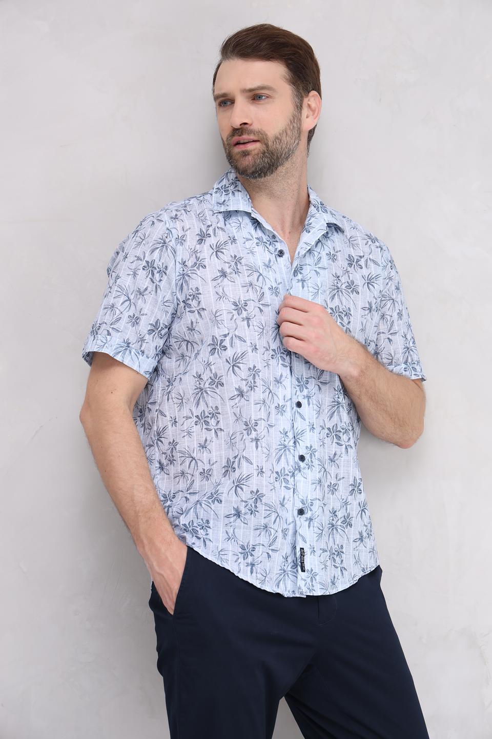 Рубашка кр Casa Moda с принтом