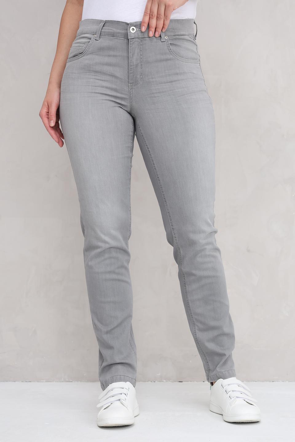 Джинсы Angels серые прямые