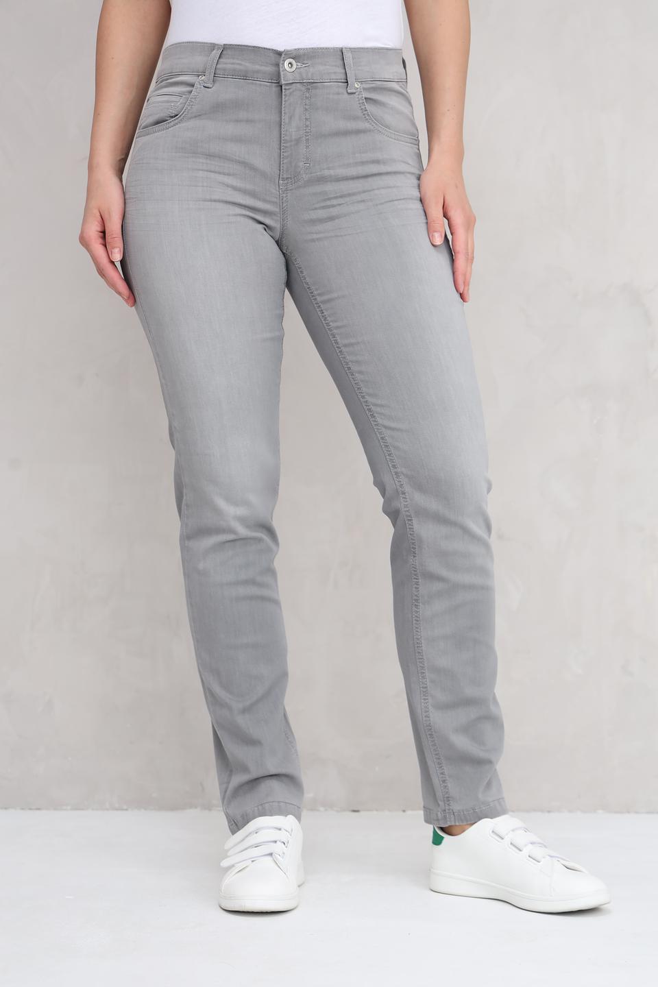 Джинсы Angels серые прямые