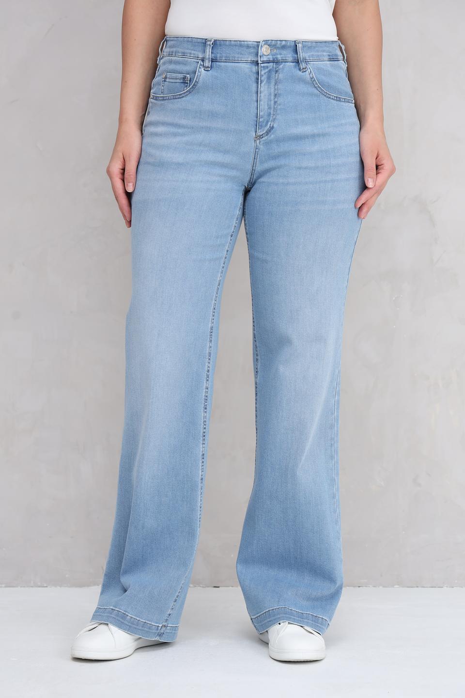 Джинсы Gardeur клеш голубой