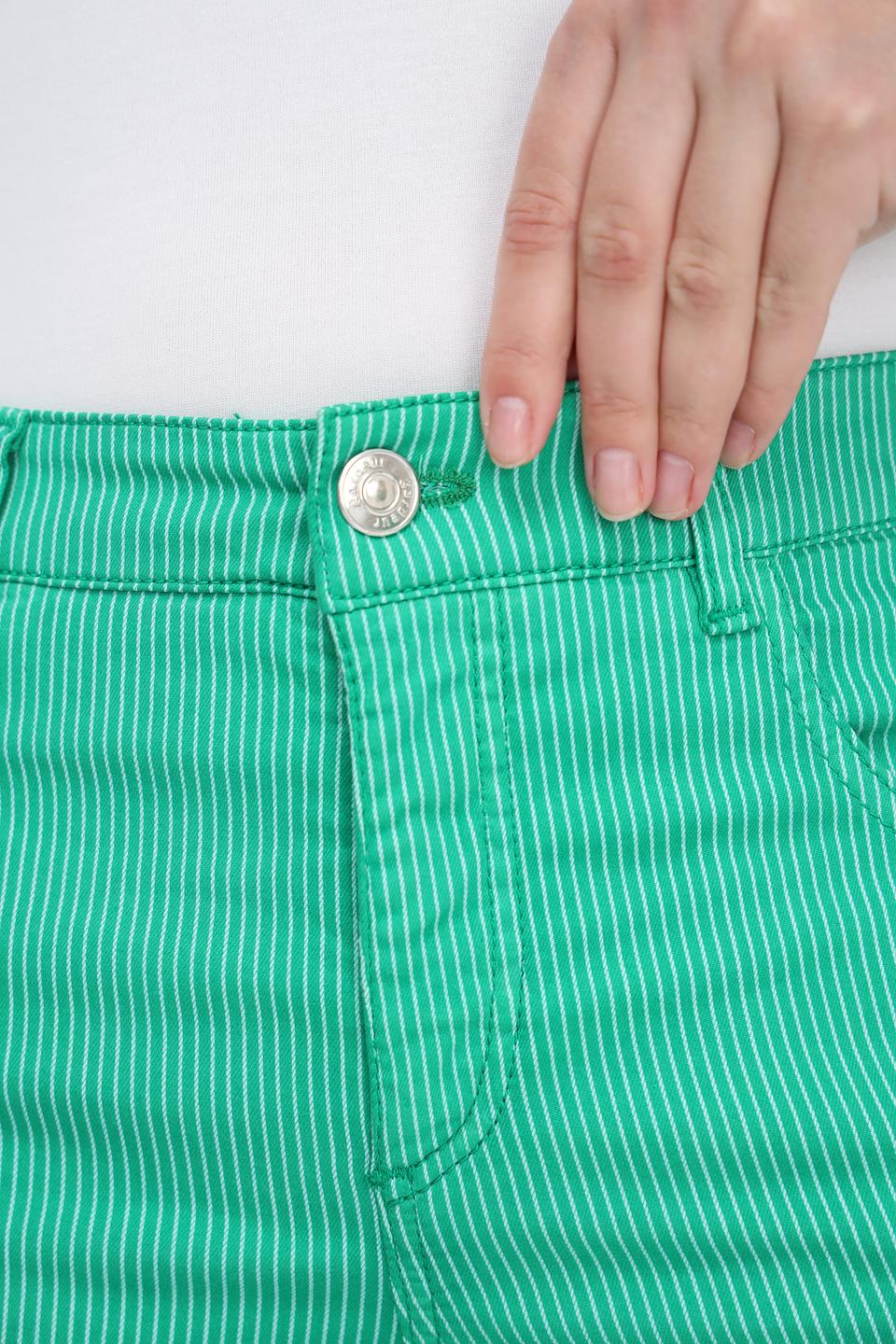 Брюки клёш Gardeur в полоску лайм