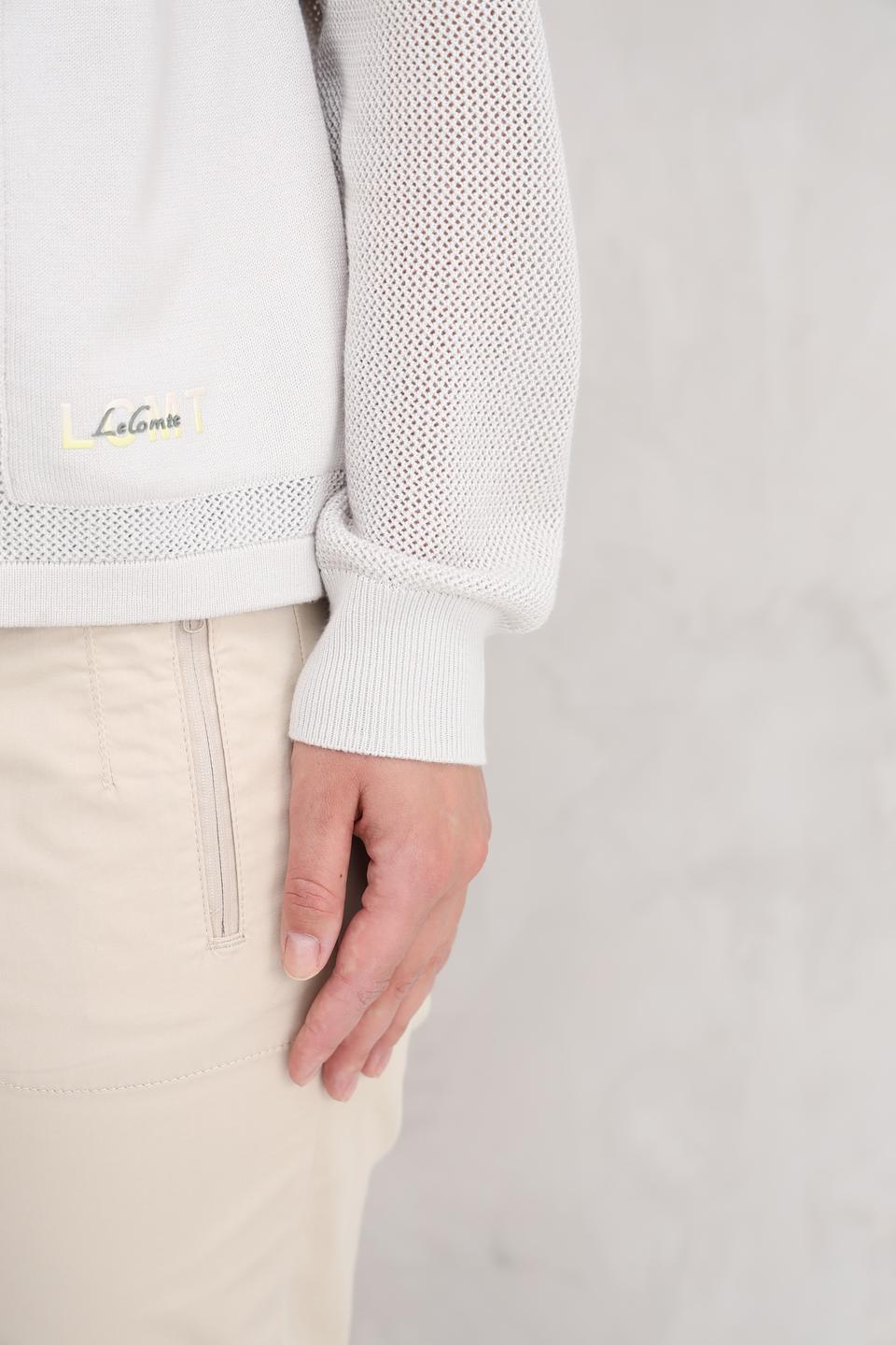 Жакет Lecomte с капюшоном светло-серый