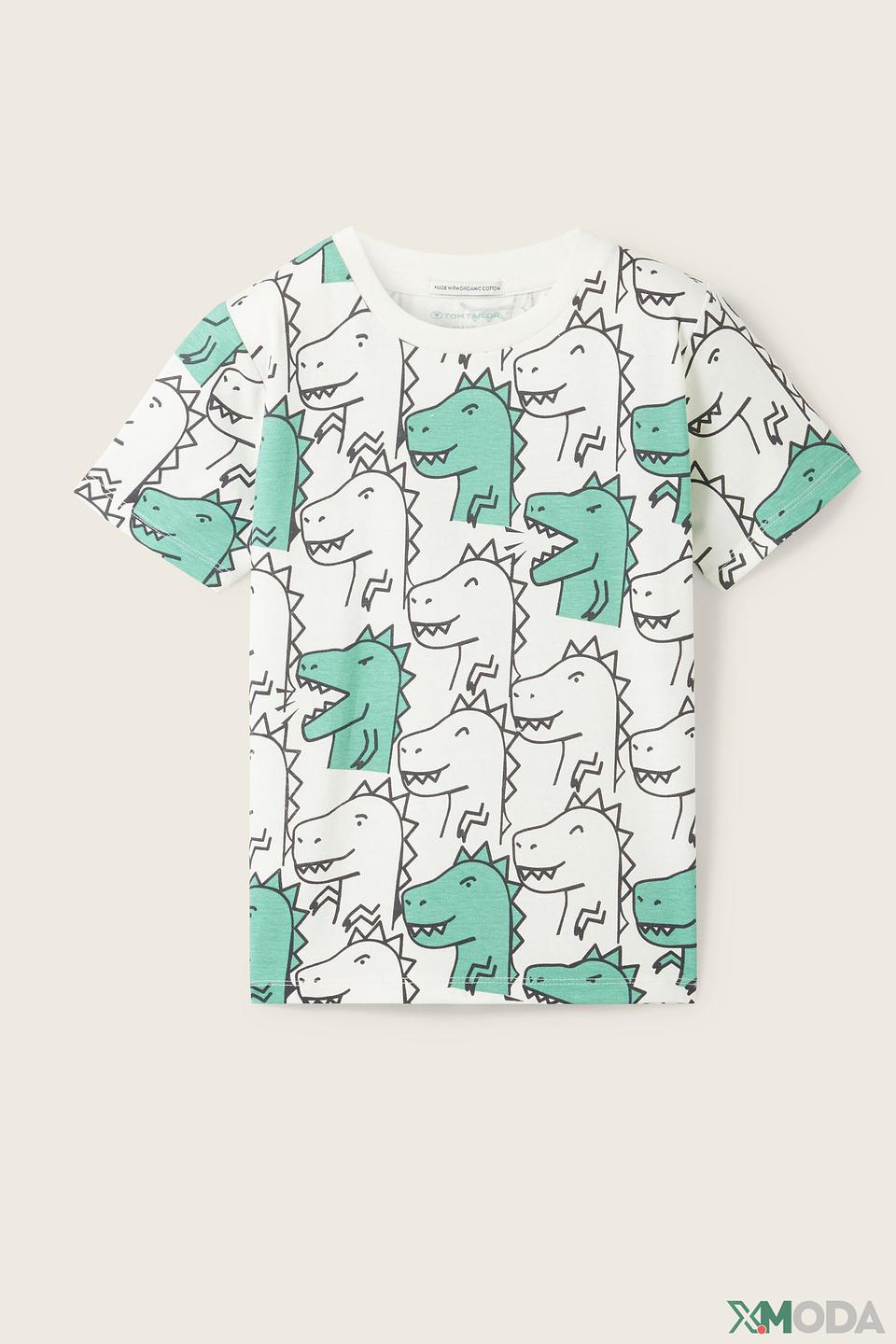 Футболка Tom Tailor динозавры белый