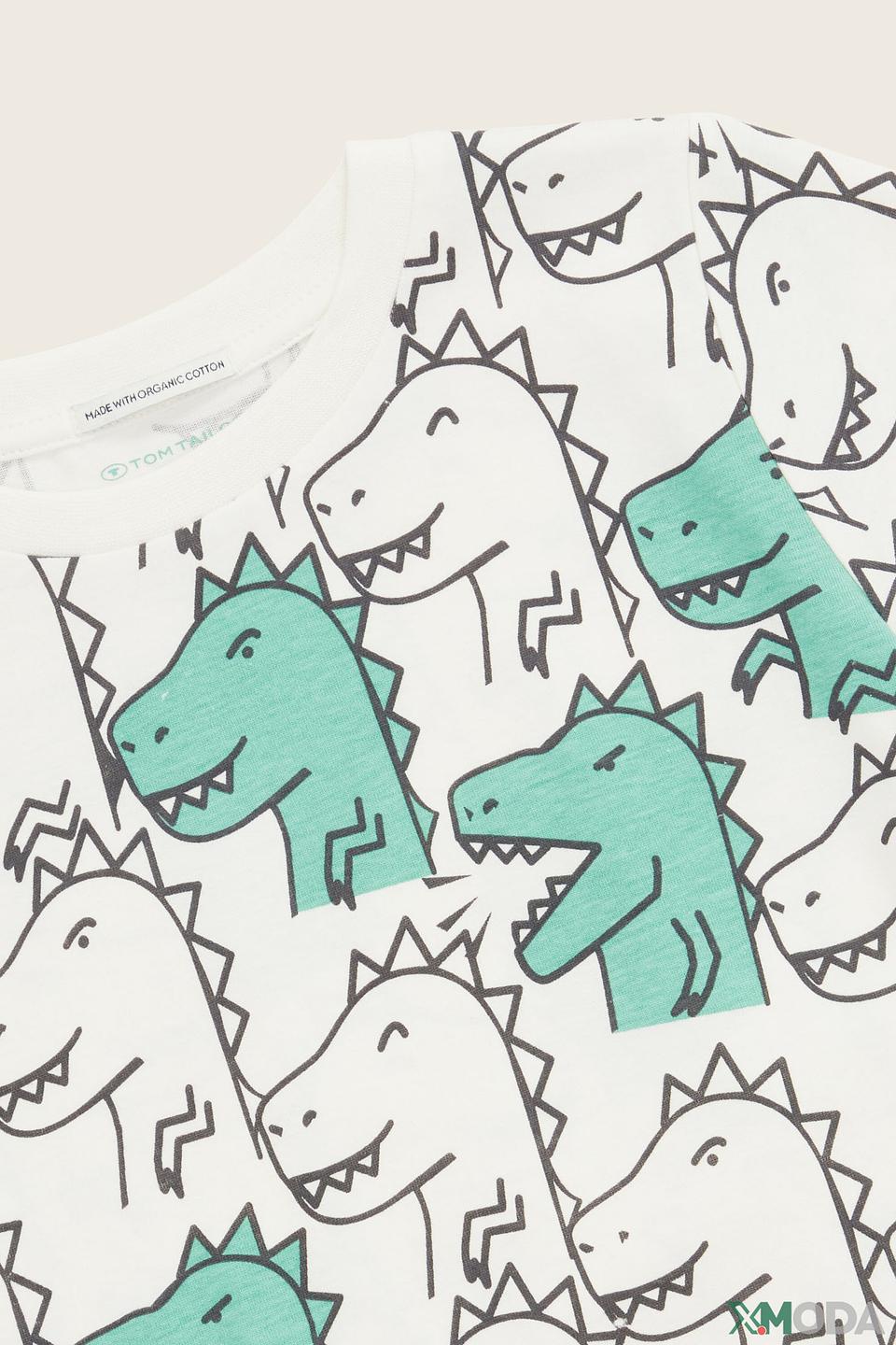 Футболка Tom Tailor динозавры белый