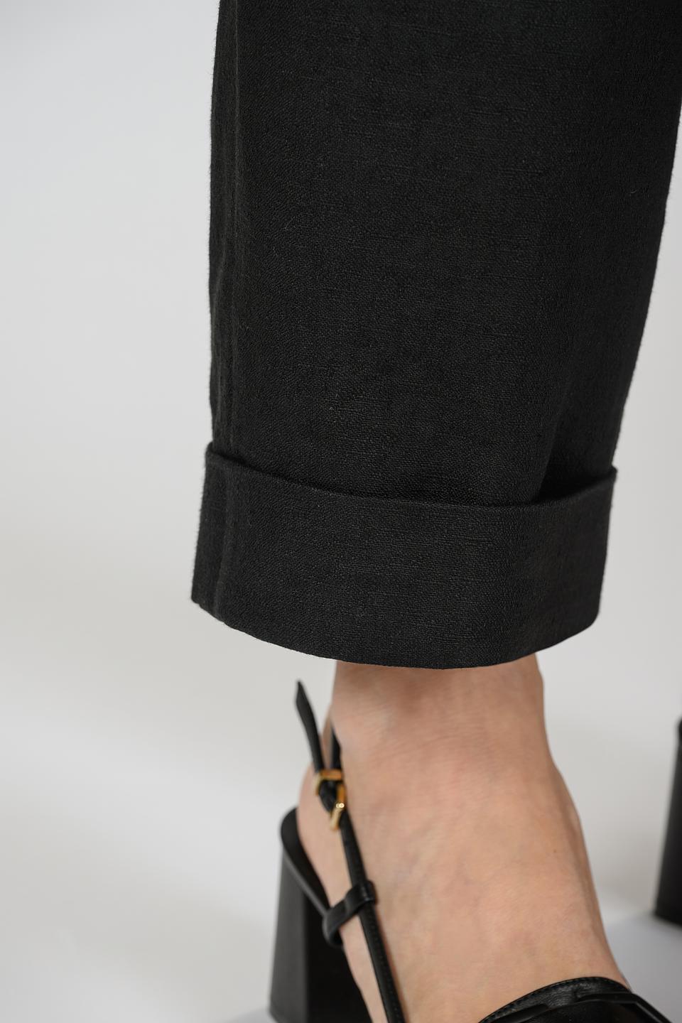 Брюки Giorgio Grati чёрные с поясом