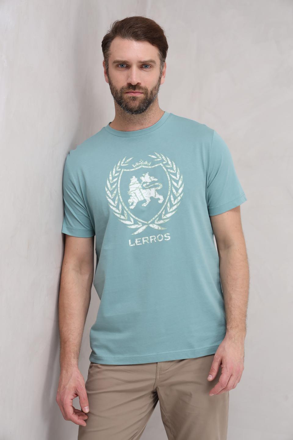Футболка Lerros с логотипом мятный