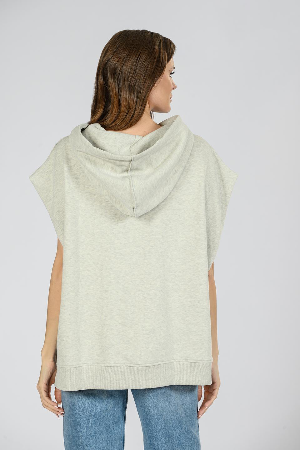 Футболка Boss Orange с принтом серая