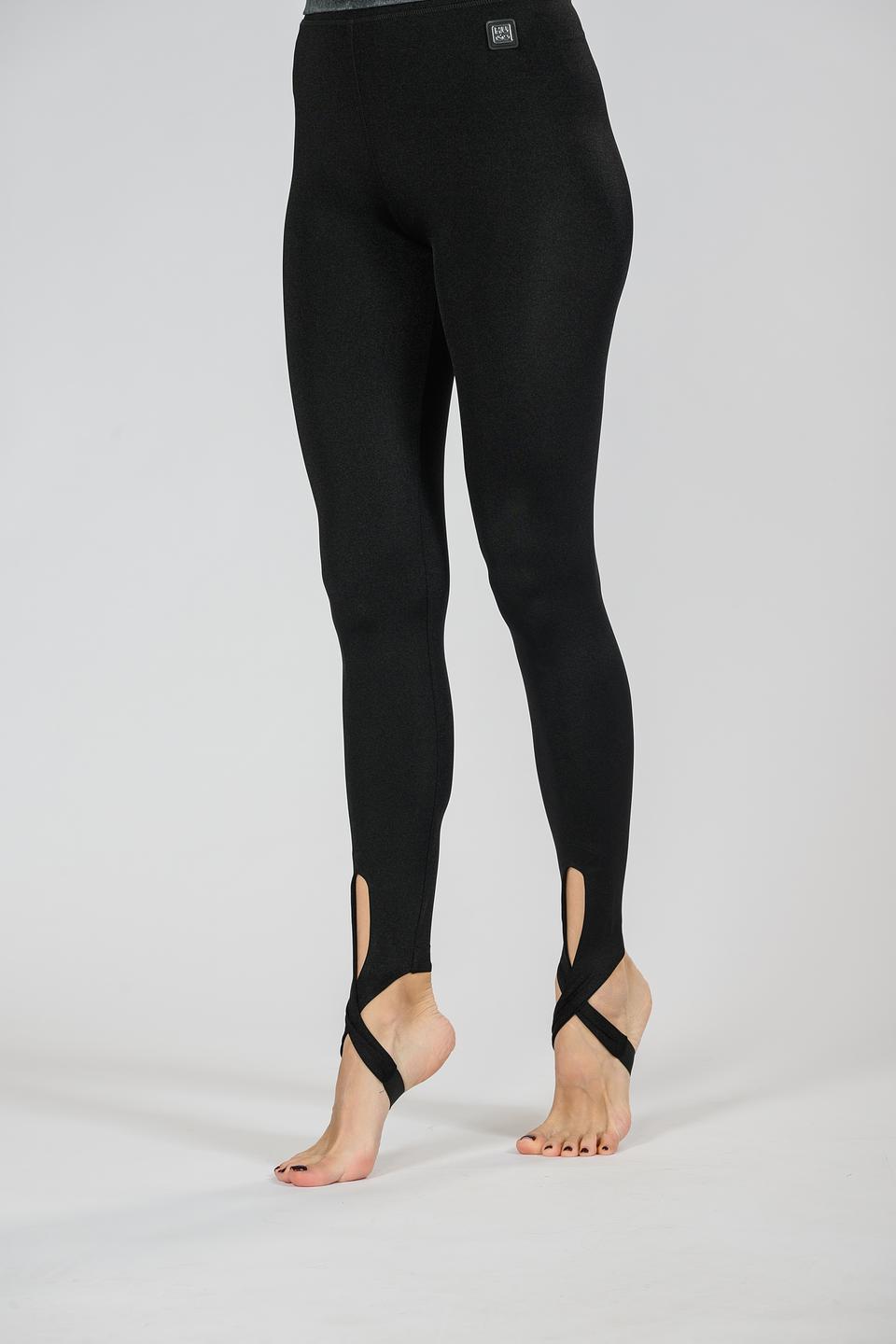 Леггинсы Hugo с разрезами чёрные